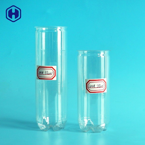 Kaleng Soda Plastik Transparan 250ML 330ML Minuman Kemasan Non Tumpahan